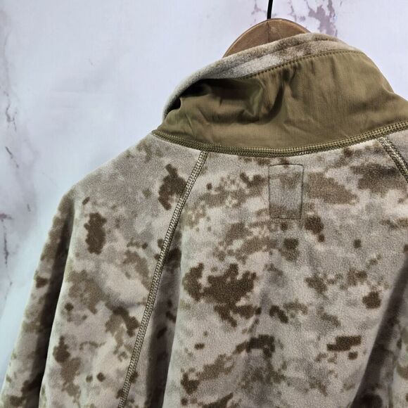 Desert Camo Jacket Mens Medium L Fleece Digital Marines Peckham Military Marpat - Picture 6 of 12
